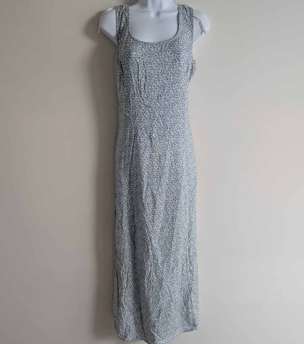 Mosaic Dress Womens 18 Vintage Floral 90s Phoebe Cottage Coastal Cowgirl Floral
